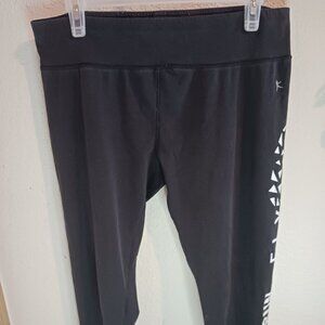 "Don't run... fly" running leggings